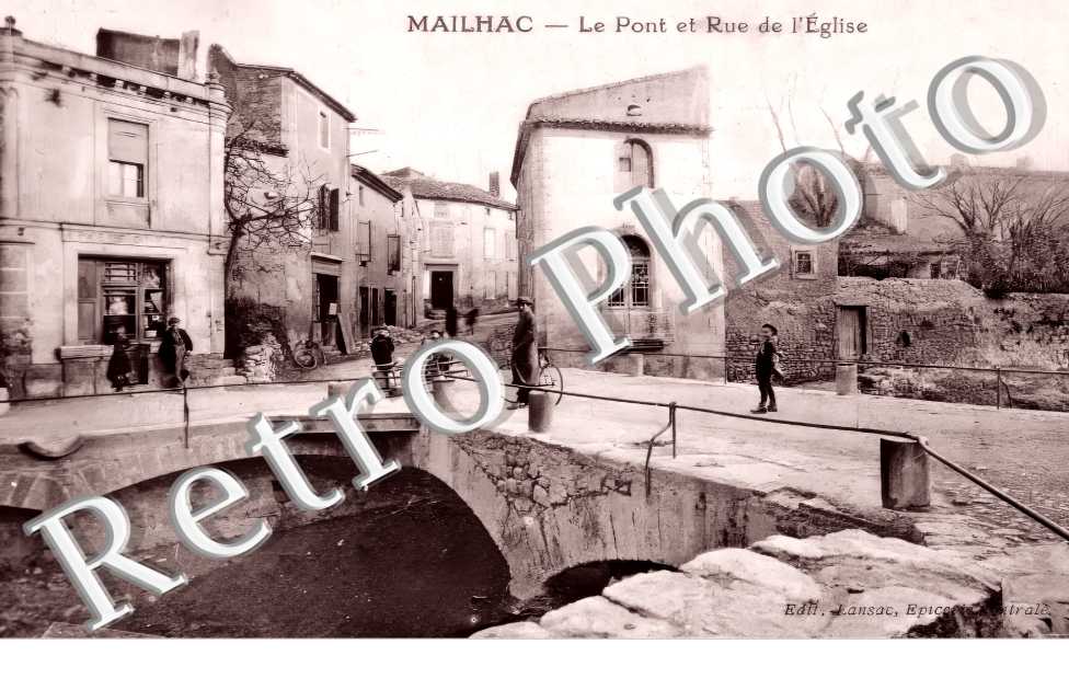 le pont et rue de l'église