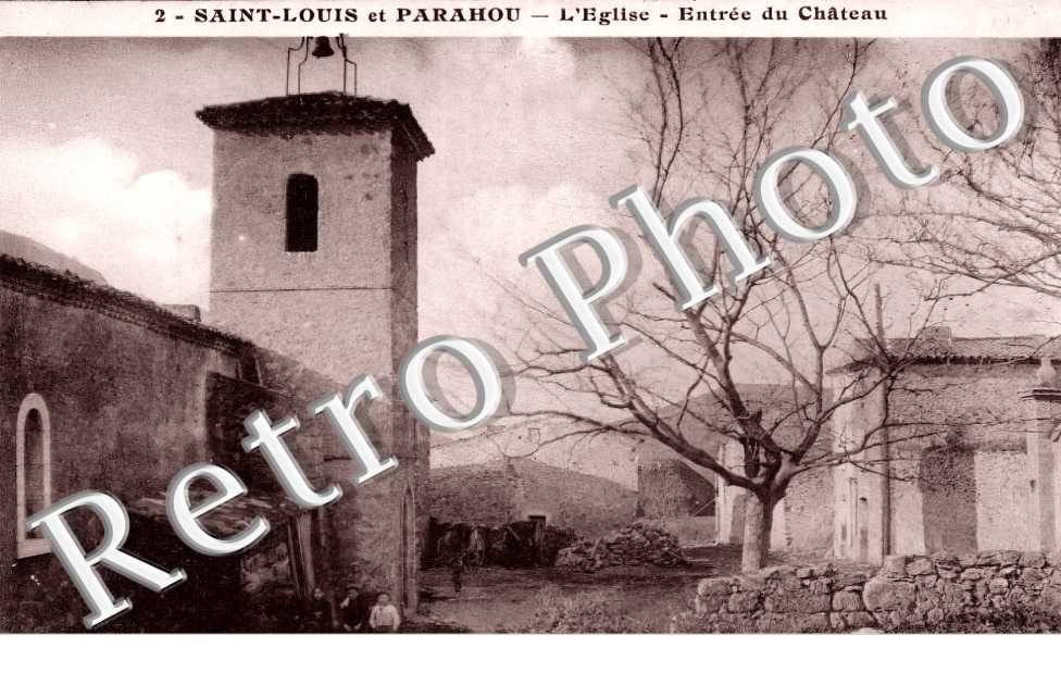 l'église. L'entrée du château
