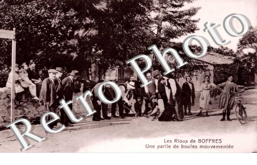 LES RIOUX DE BOFFRES une partie de boules mouvementée