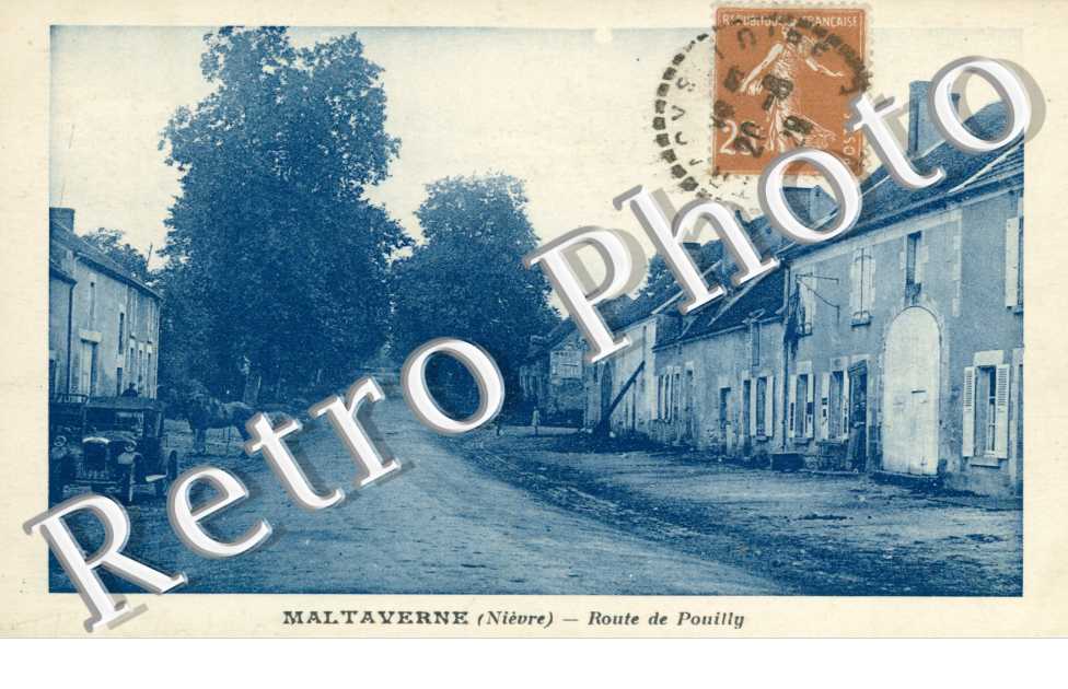 Maltaverne - route de Pouilly