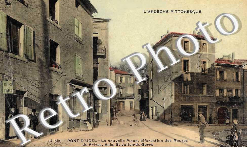 Pont d'Ucel. La nouvelle place