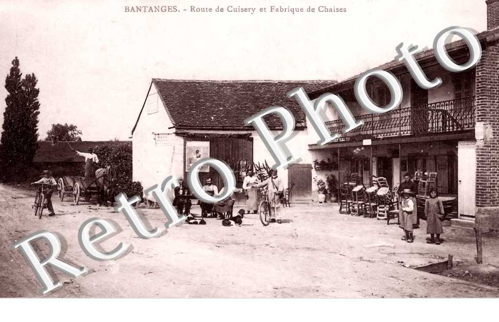 route de Cuisery et fabrique de chaises