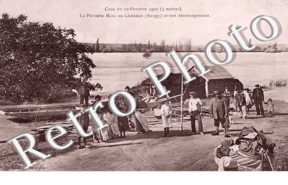 crye du 10 octobre 1907. La pêcherie Marc-en-Chenoux et son déménagement
