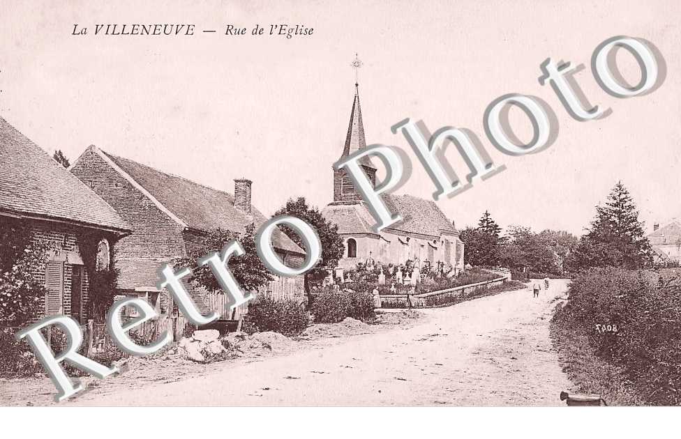 La Villeneuve. rue de l'église