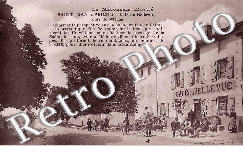 café de Bellevue. Route de Mâcon