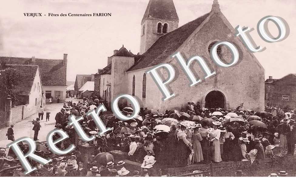 VERJUX  -  Fêtes des Centenaires FARION