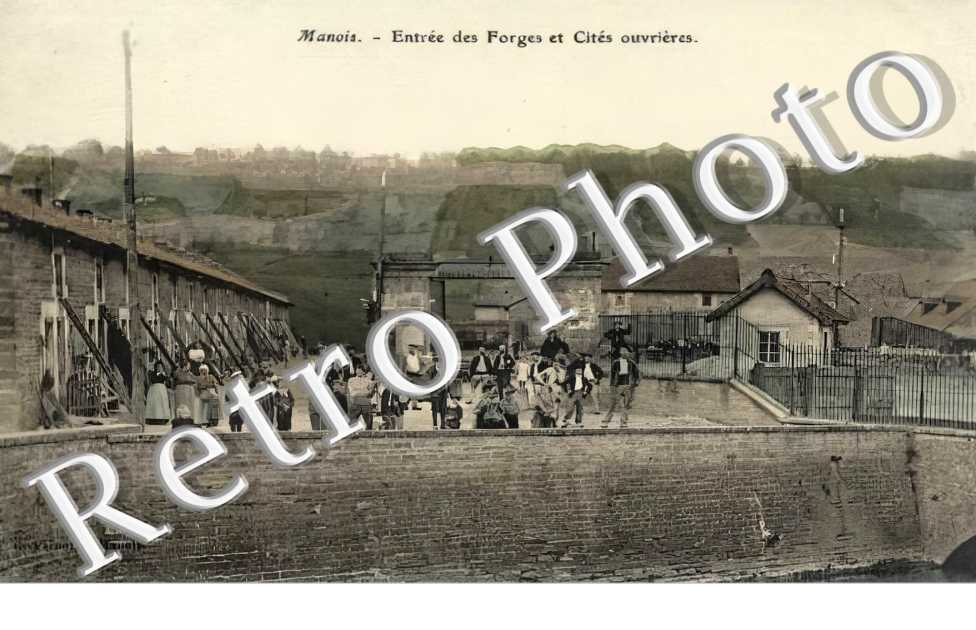 entrée des forges et cités ouvrières