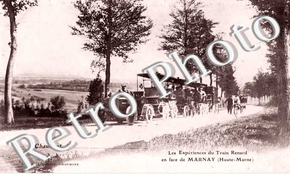 les expériences du Train Renard en face de Marnay