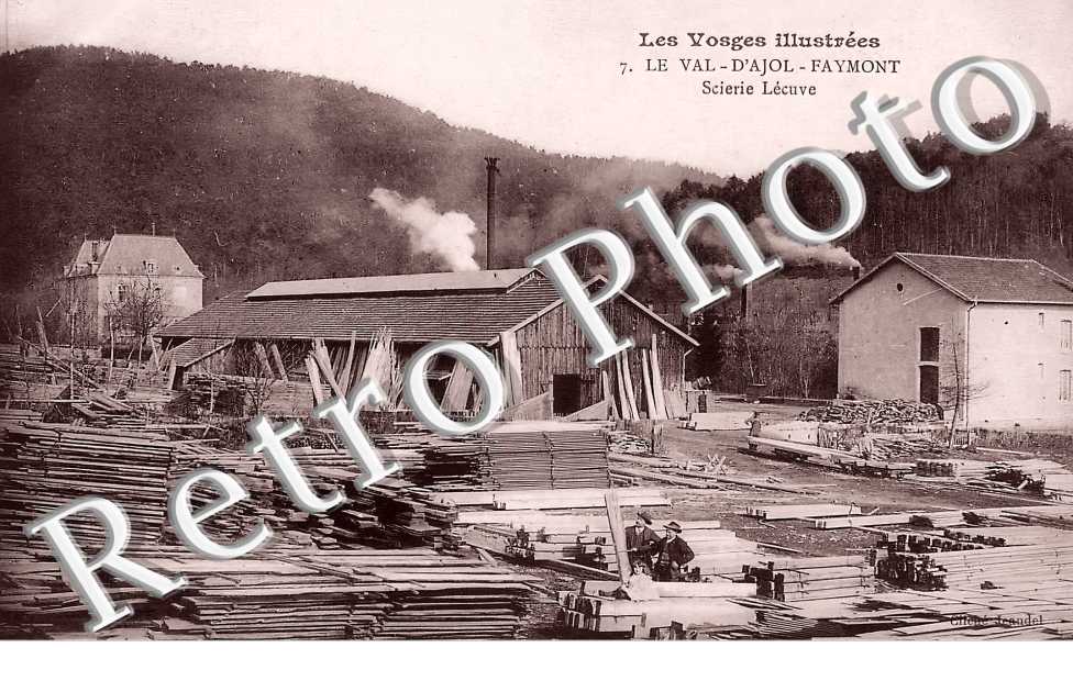 Le Val d'Ajol Faymont. Scierie Lécuve