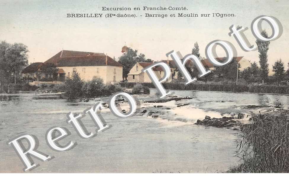 barrage et moulin sur l'Ognon