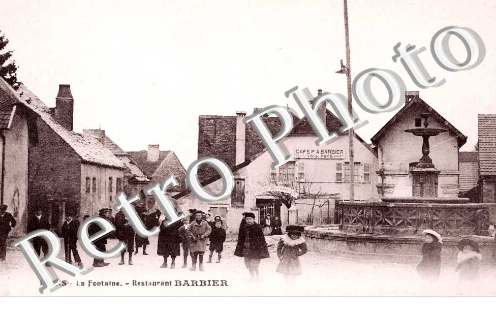 la fontaine. Restaurant Barbier