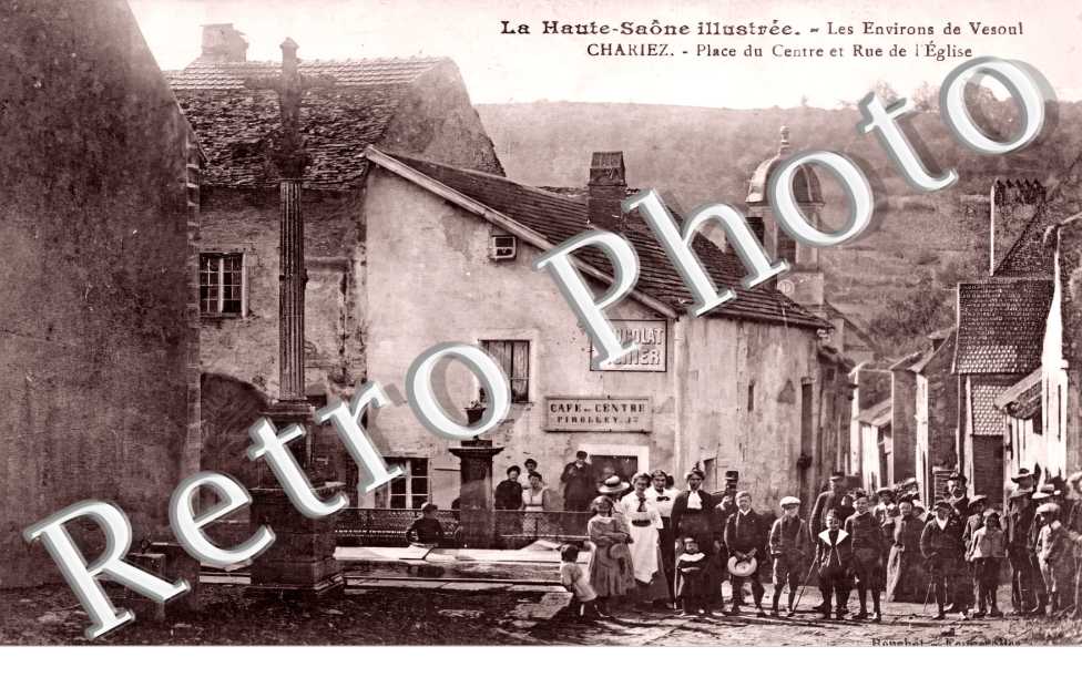 place du centre et rue de l'église