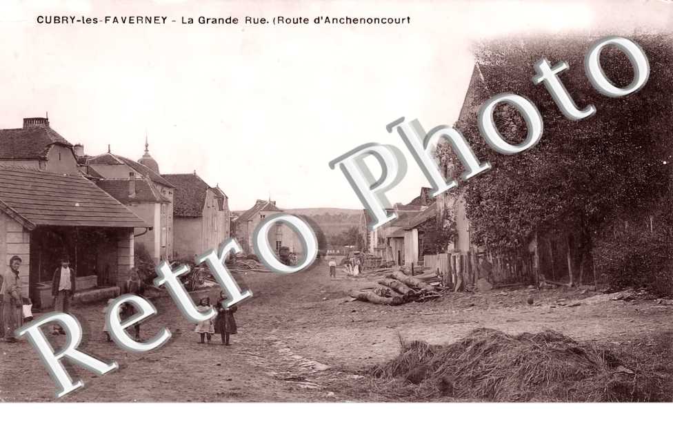 la grande rue. Route d'Achenoncourt