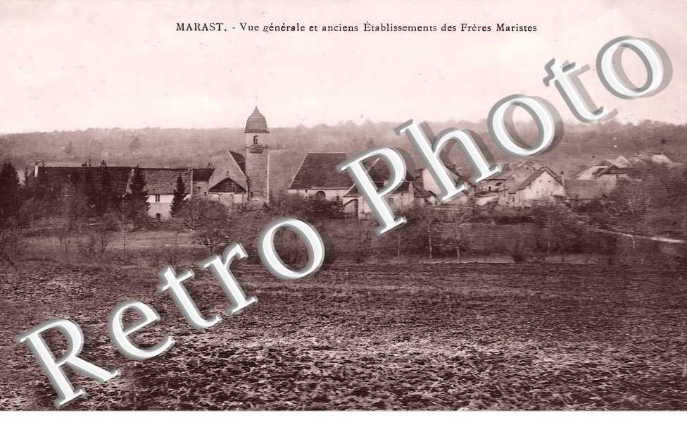 vue générale et anciens établissements des Frères Maristes