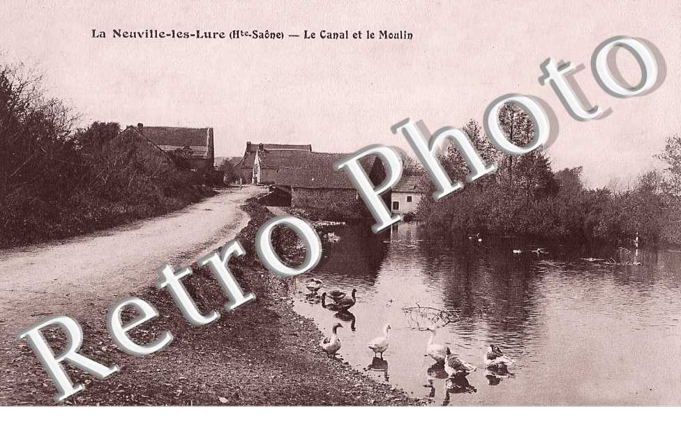le canal et le moulin