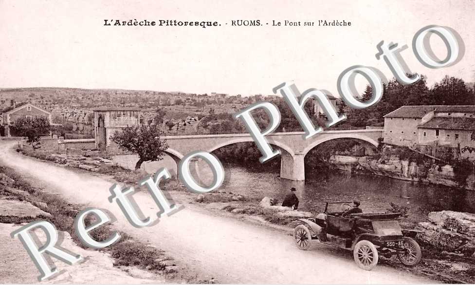 le pont sur l'Ardèche