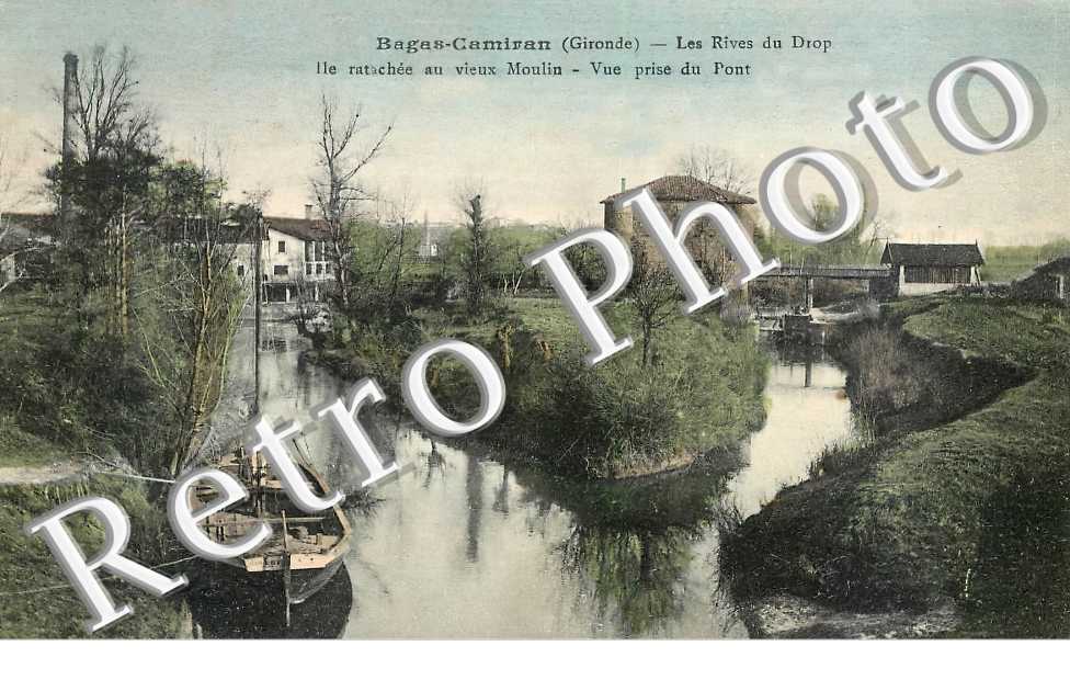 Bagas-Camiran. Les rives du Drop