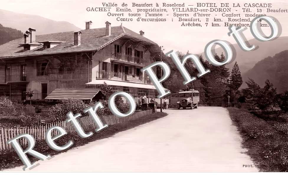 Hotel de la Cascade Gachet Emile propriétaire