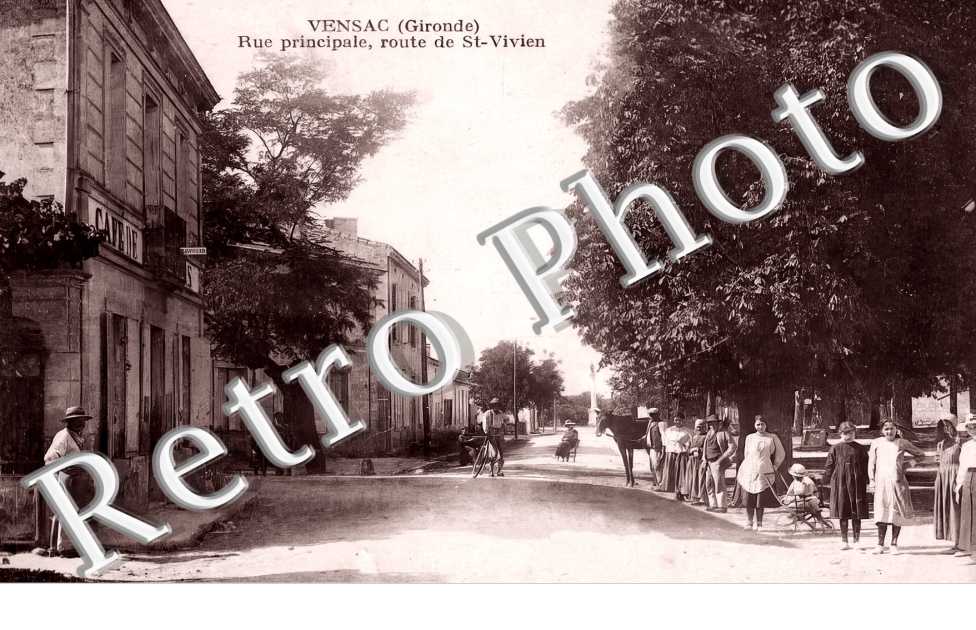 rue principale, route de Saint-Vivien