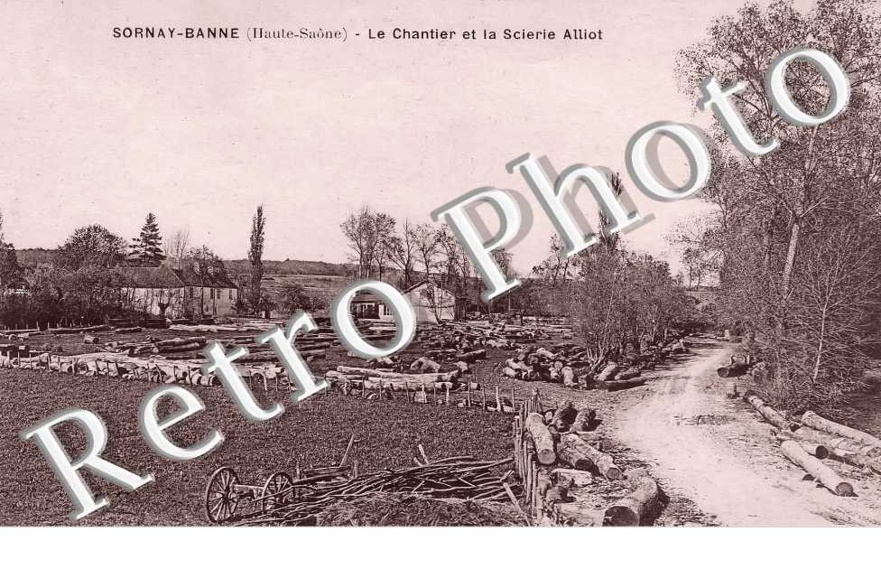 le chantier et la scierie Alliot