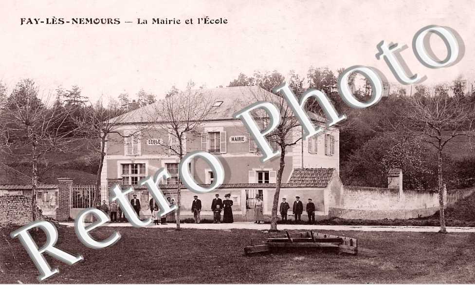 la mairie et l'école