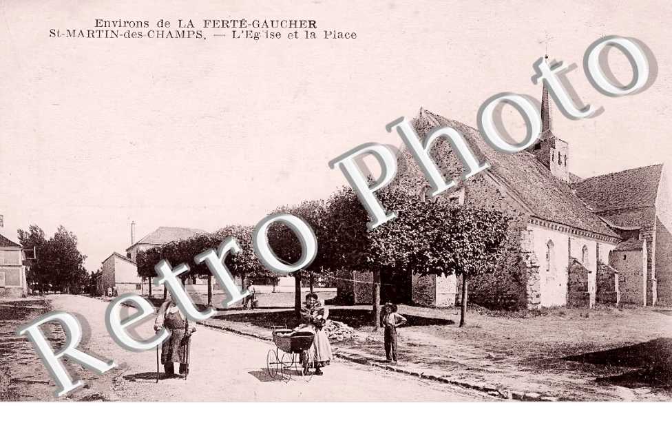 l'église et la place