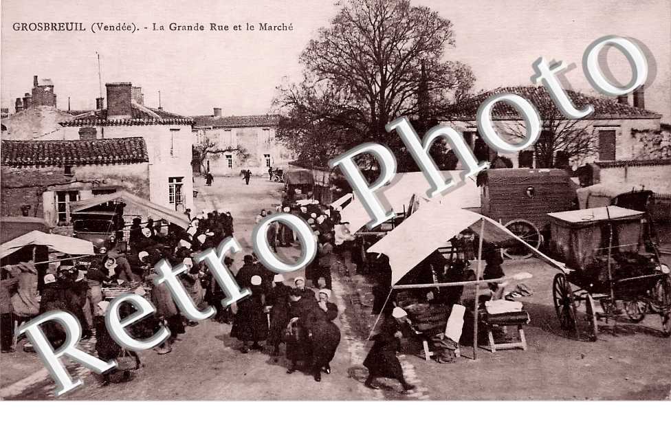 la grande rue et le marché