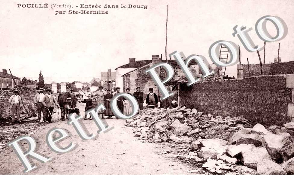 entrée dans le bourg par Sainte-Hermine