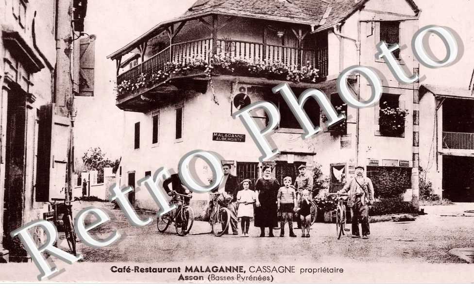 café-restaurant  Malaganne, Cassagne propriétaire