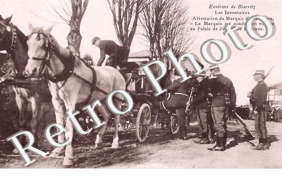 arrestation du Marquis d'Arcangues