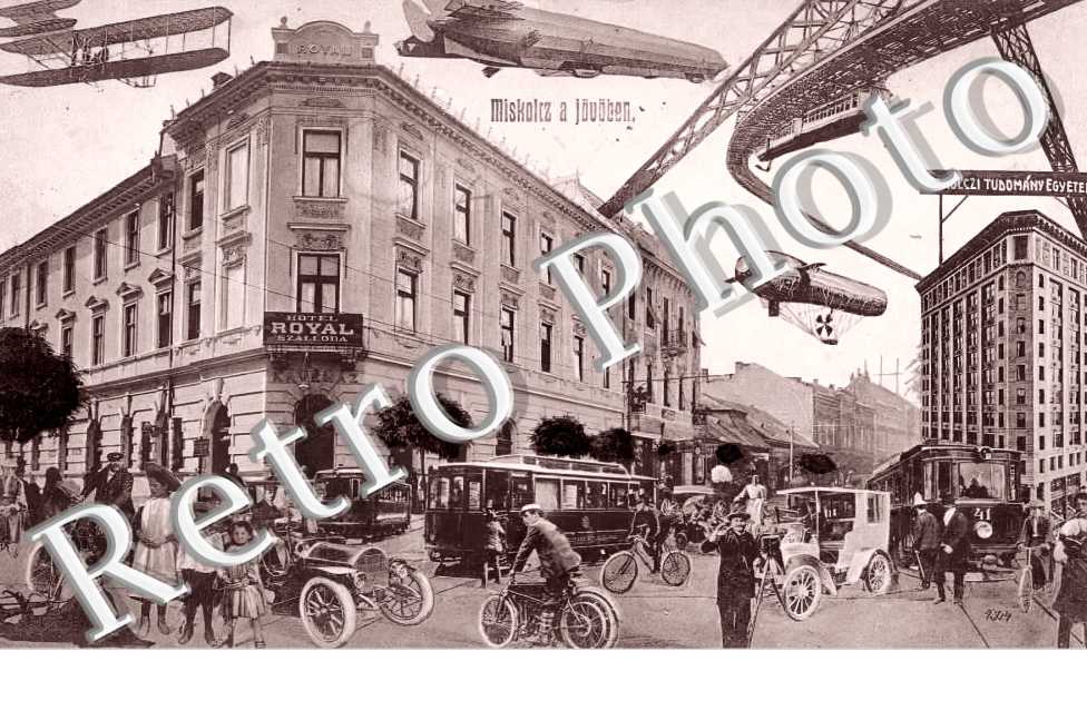un carrefour animé