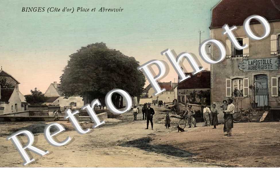 place et abreuvoir Lapostolle Aubergiste