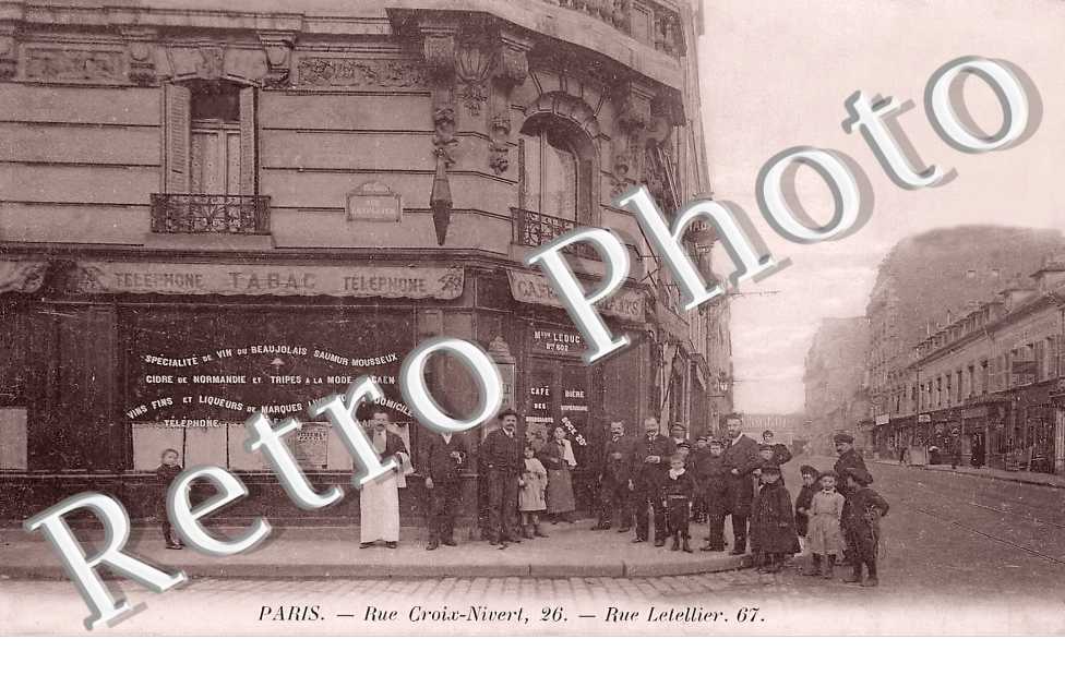 rue Croix-Nivert 26 - Rue Letellier 67