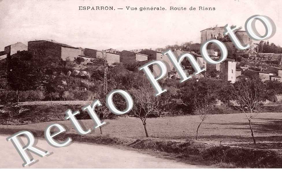 vue générale. Route de Rians