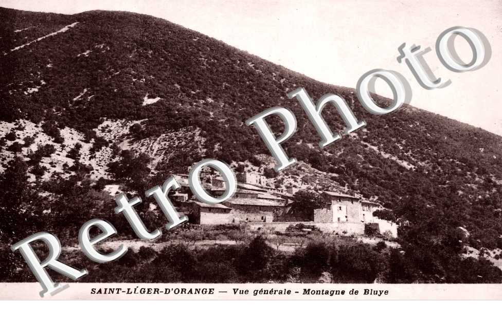 vue générale. Montagne de Bluye