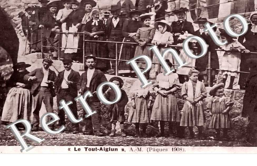 le Tout-Aiglun Pâques 1908