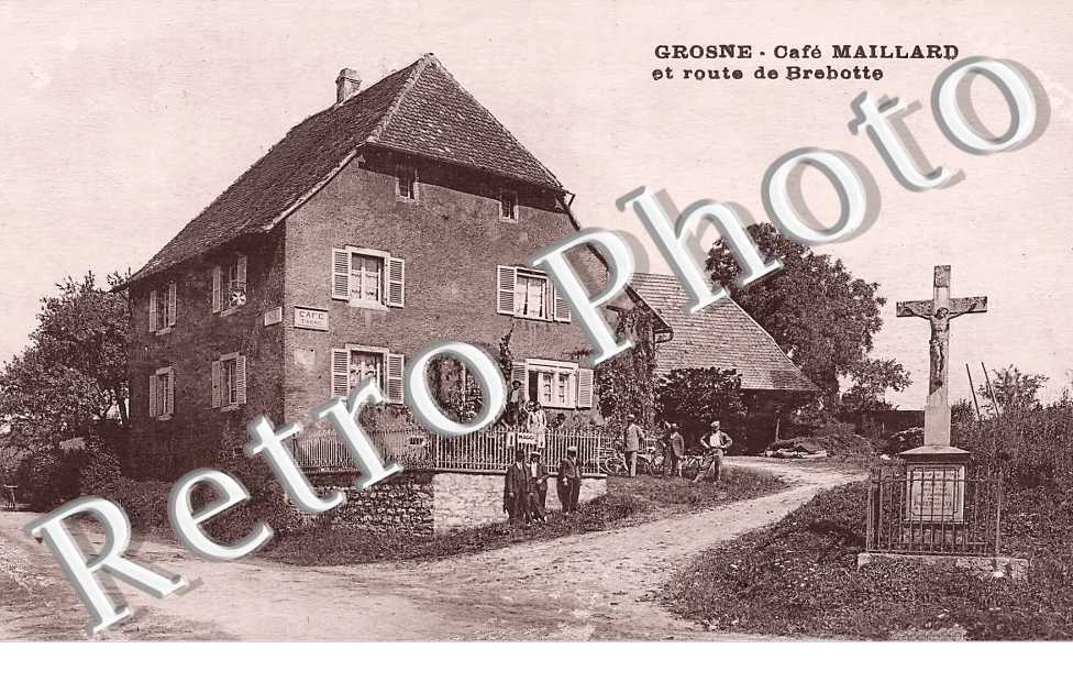 Café Maillard et route de Brebotte
