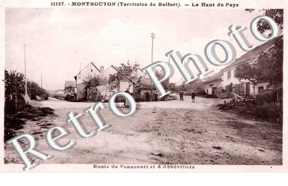 route de Beaucourt et d'Abbévillers