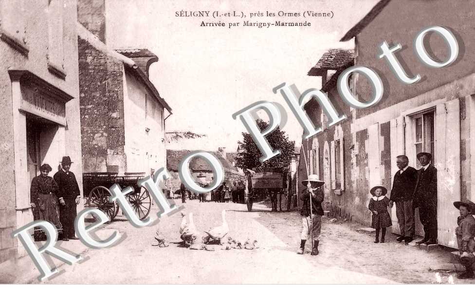 arrivée par Marigny-Marmande