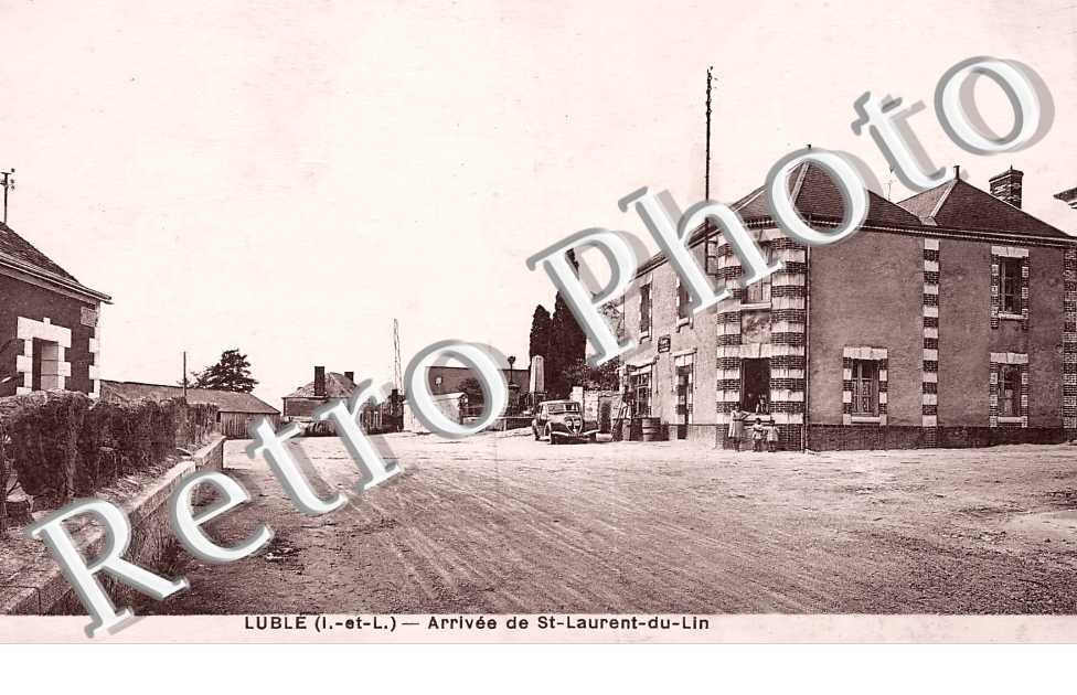 arrivée de Saint-Laurent-du-Lin
