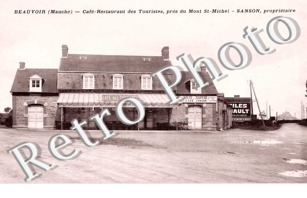 café-restaurant des Touristes. Sanson, propriétaire
