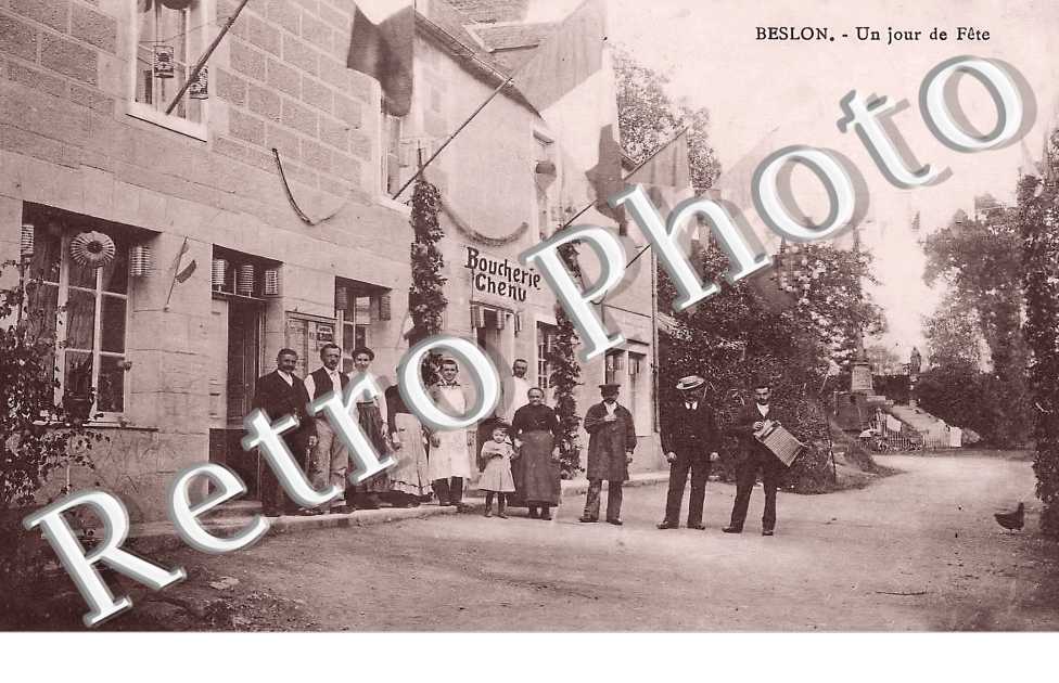 un jour de fête. Boucherie Chenu