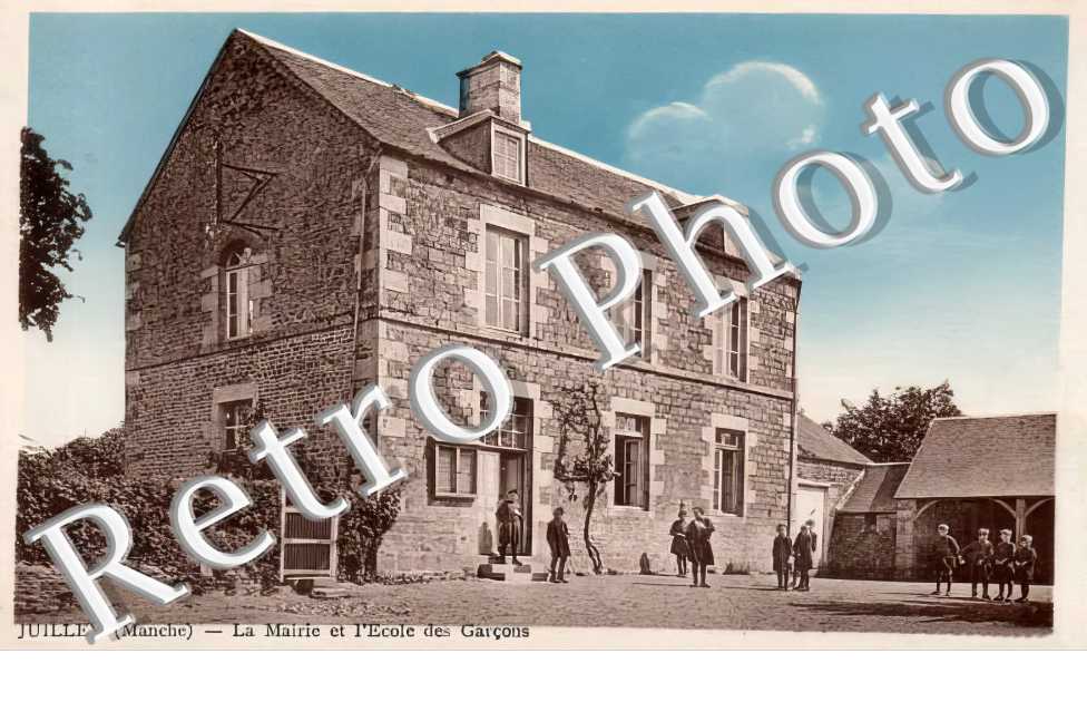 la mairie et l'école des garçons
