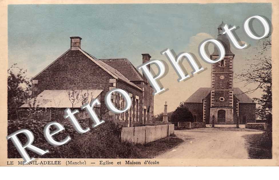 église et maison d'école
