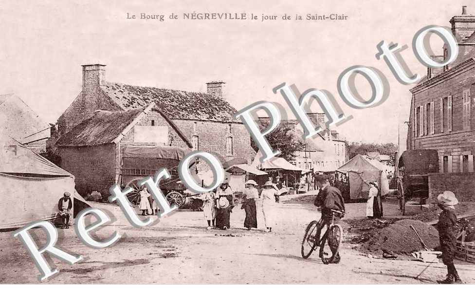 le bourg le jour de la Saint-Clair