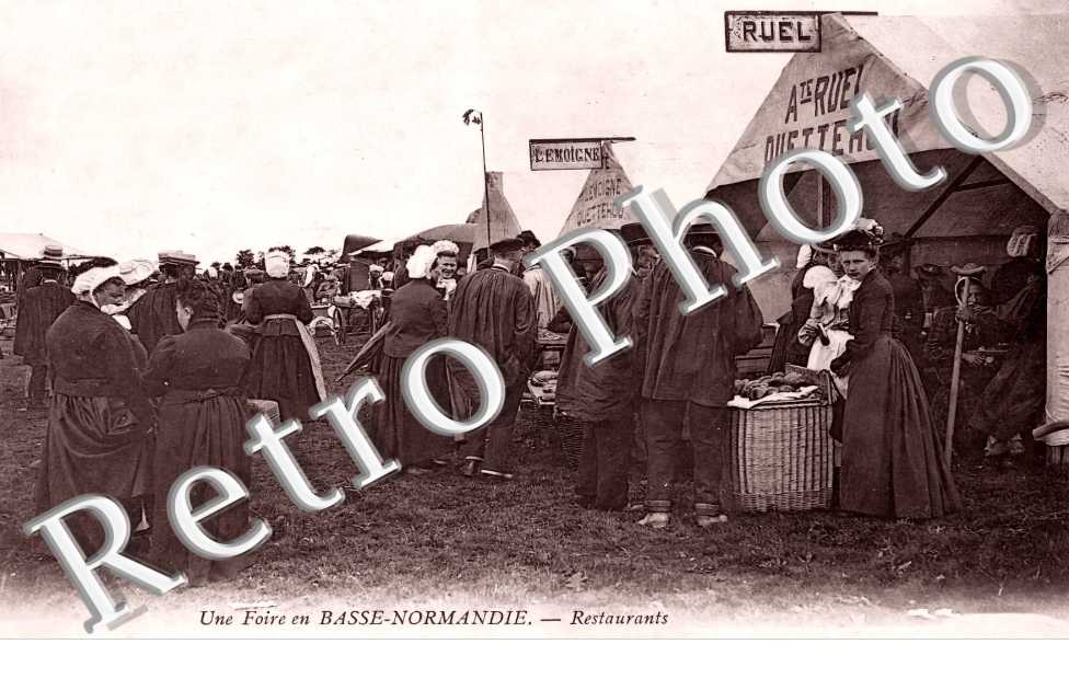 Une foire en Basse-Normandie. Restaurants