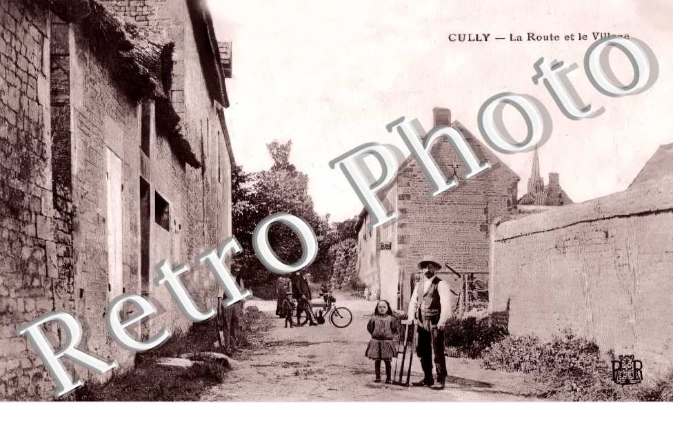 la route et le village