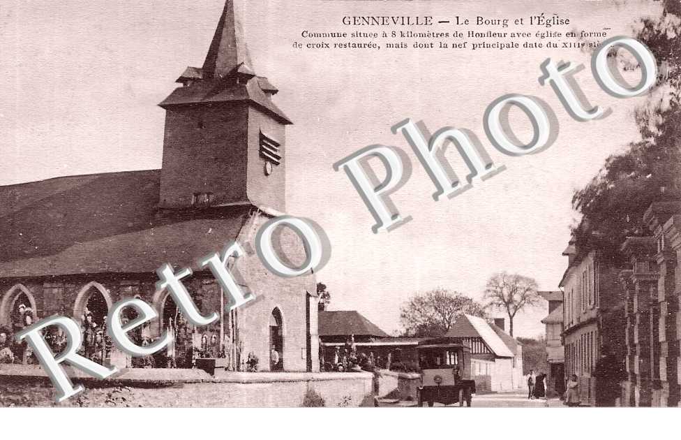 le bourg et l'église
