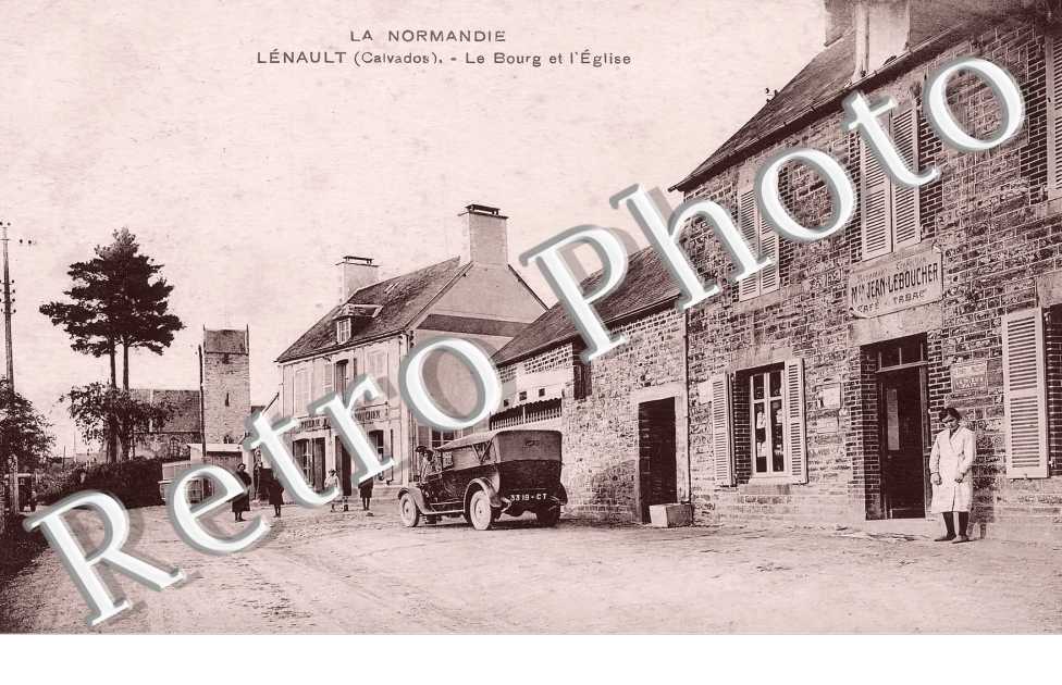 le bourg et l'église