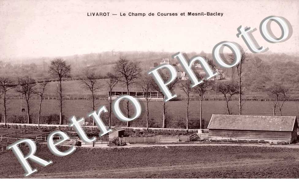 Livarot. Le champ de courses et Mesnil-Bacley